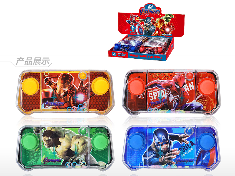 24pcs Avengers Assemble Series Transparent Water Game