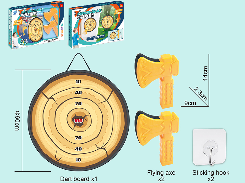 Flying Axe Dartboard Throwing Game