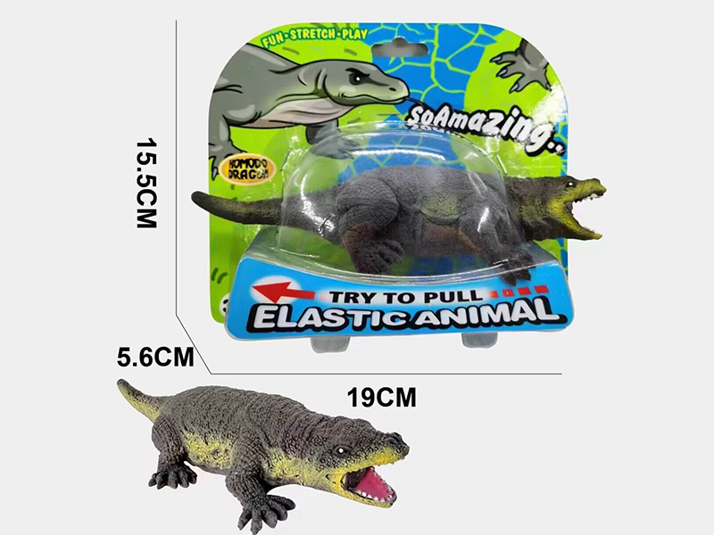 TPR Varanid Elastic Animal Toy 1pcs
