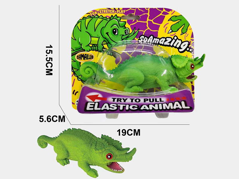 TPR Chameleon Elastic Animal Toy 1pcs