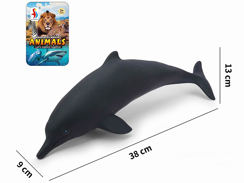 Vinyl Stuffed Cotton Dolphin