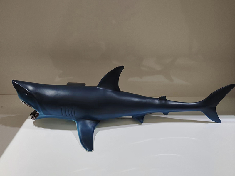 Vinyl Stuffed Cotton Great White Shark