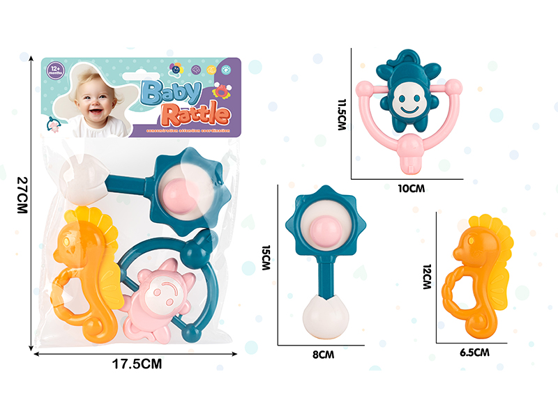 3PCS Baby Rattles