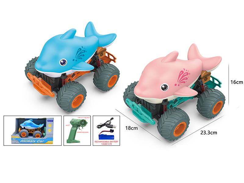 2.4G Remote Control Cartoon Dolphin Off-Road Vehicle