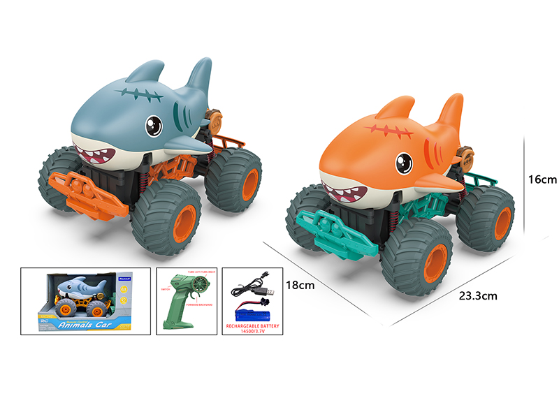 2.4G Remote Control Cartoon Shark Off-Road Vehicle