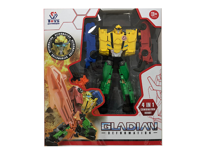 4 In 1 Deformation Robot Toy Set