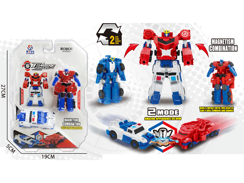2 In 1 Deformation Robot Toy Set