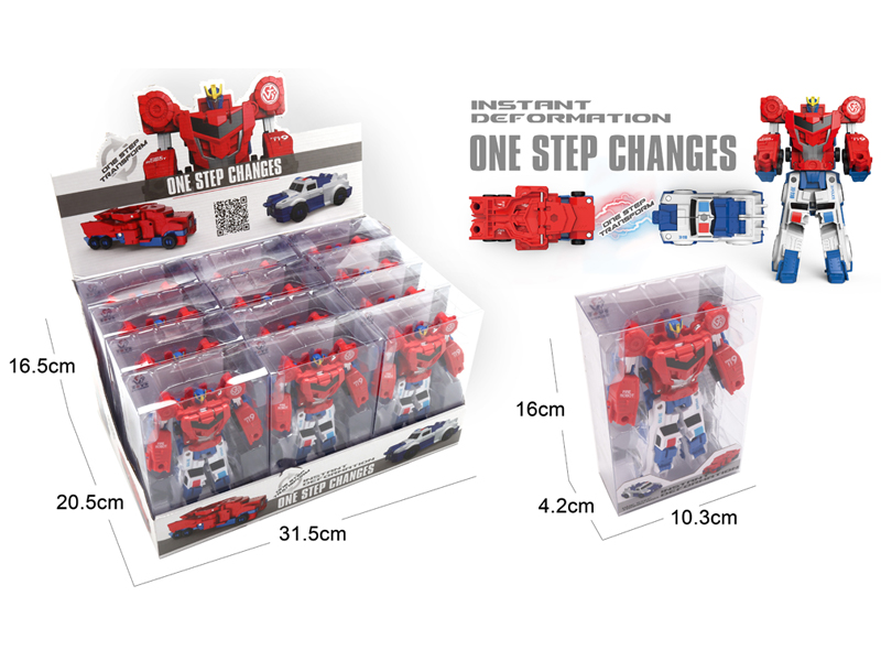 12PCS2 In 1 Deformation Toy Set