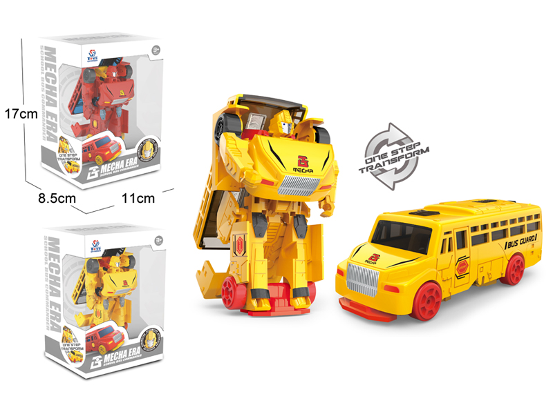Deformation Minibus Toy Set