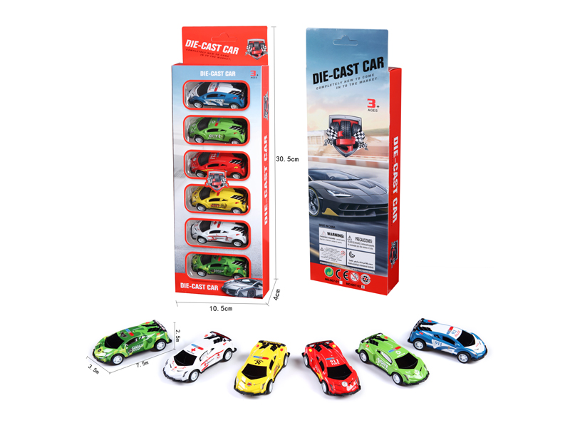 Urban Pull Back Alloy PoliceSports Car