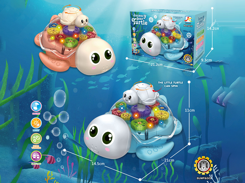 B/O Go And Bump Gear Turtle
