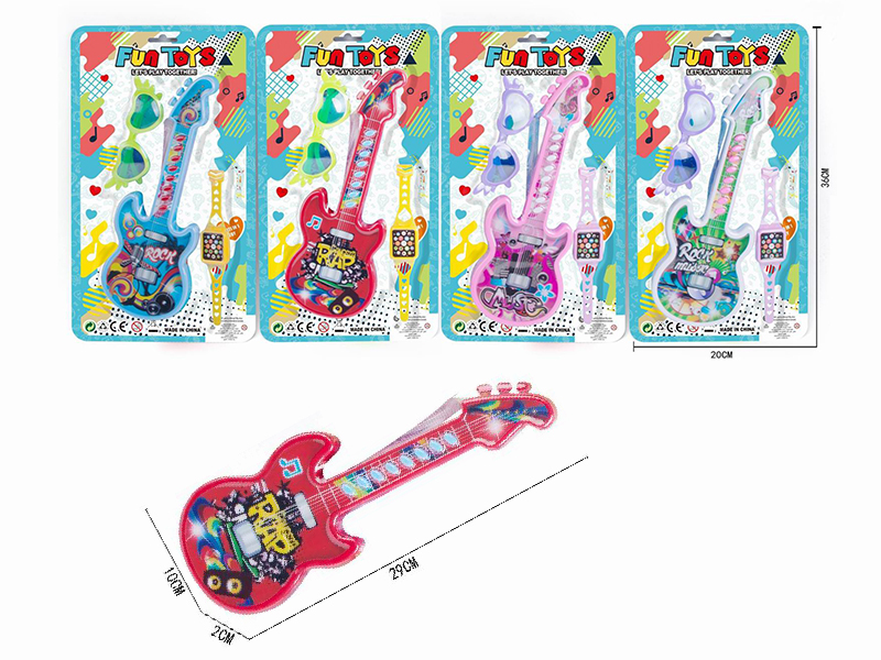 Guitar + Glasses + Watch