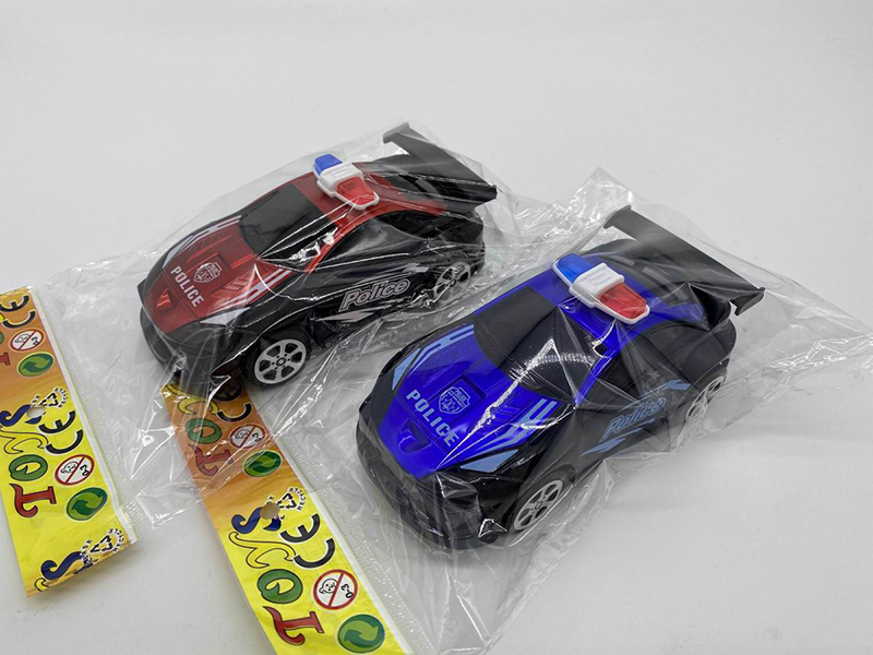 Friction Spray-Painted Police Car