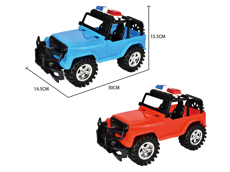 Friction Wrangler Simulated Off-Road Vehicle