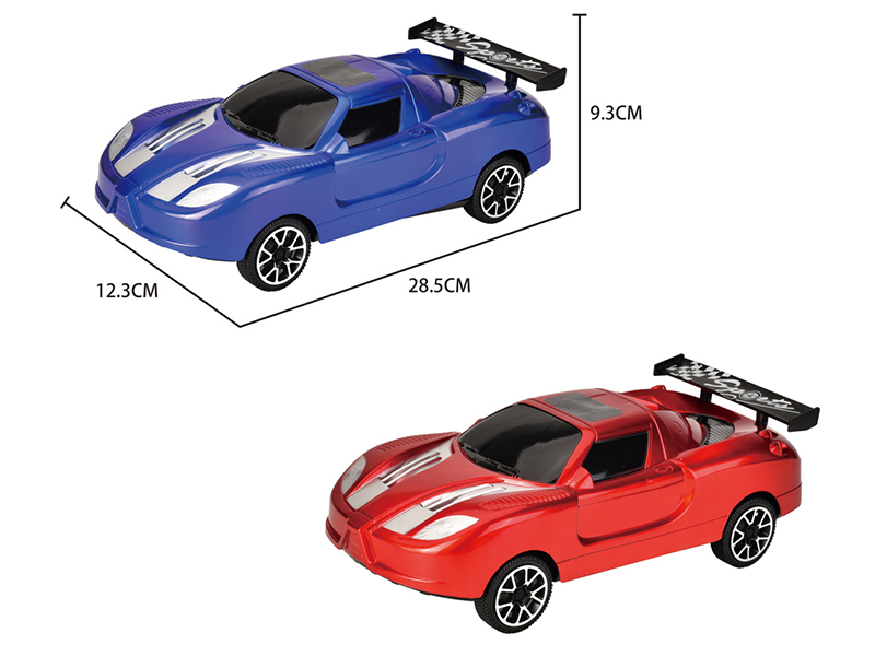 Friction Simulated Sports Car