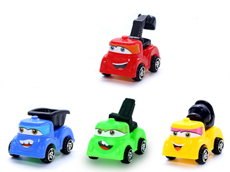 Pull Back Engineering Truck 1pcs