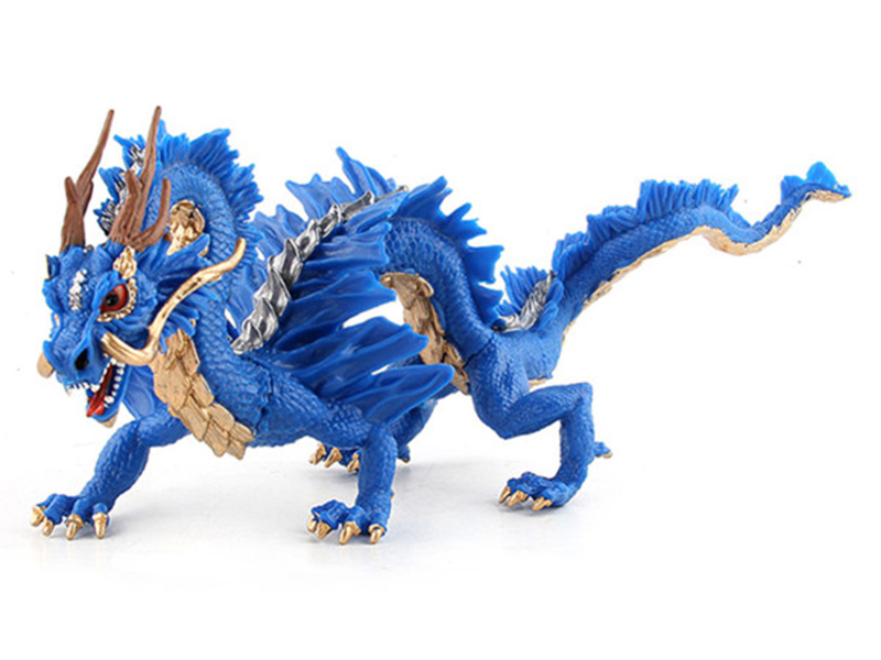 Blue Chinese Dragon Model Toys
