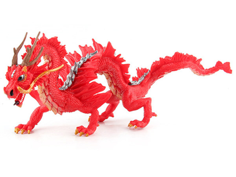 Red Chinese Dragon Model Toys