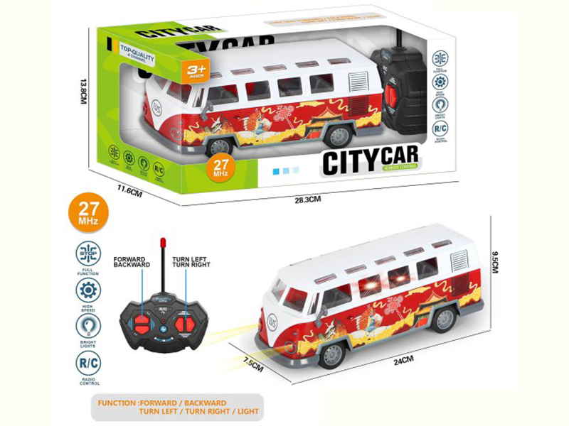 4-Channel Remote Control Retro City Bus