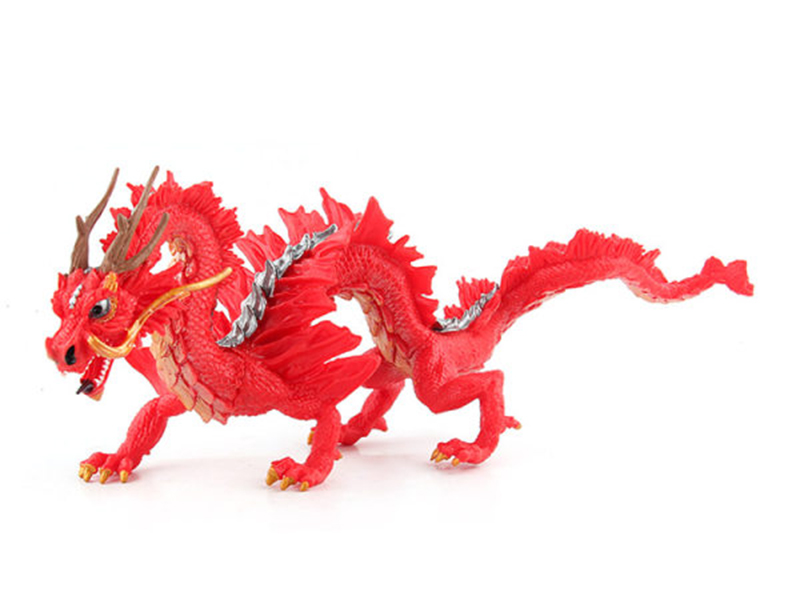 Red Chinese Dragon Model Toys