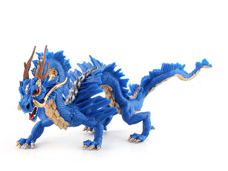 Blue Chinese Dragon Model Toys