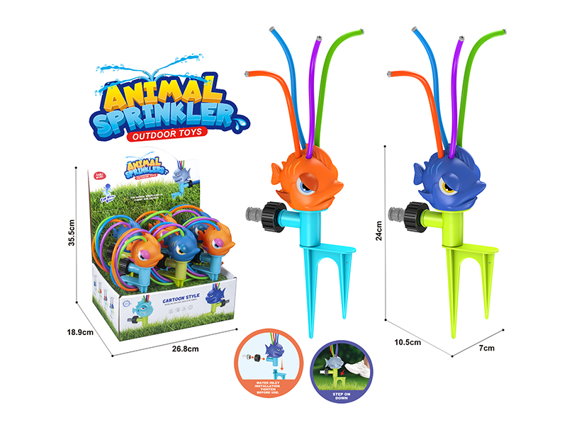 6PCS Swordfish Sprinkler Outdoor Toy