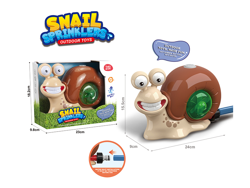 Snail Sprinkler Outdoor Toy