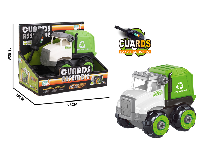 Disassembly Sanitation Garbage Truck