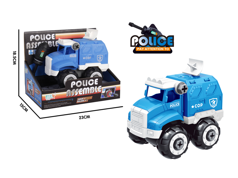 Disassembly Police Radar Vehicle