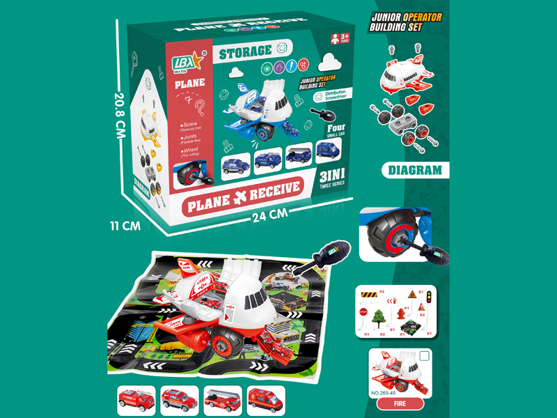 Disassembly Fire Storage Aircraft