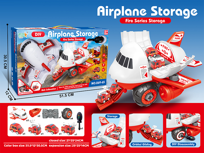 Disassembly Fire Scene Storage Aircraft