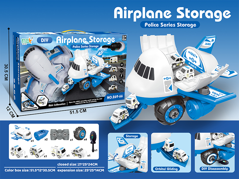Disassembly Police Scene Storage Aircraft
