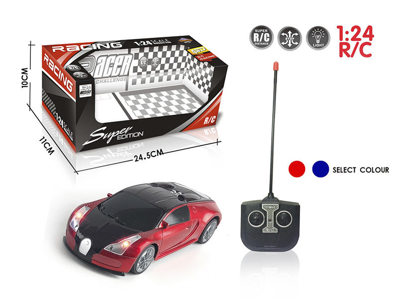 1:24 Bugatti Remote Control Simulated Car With Light