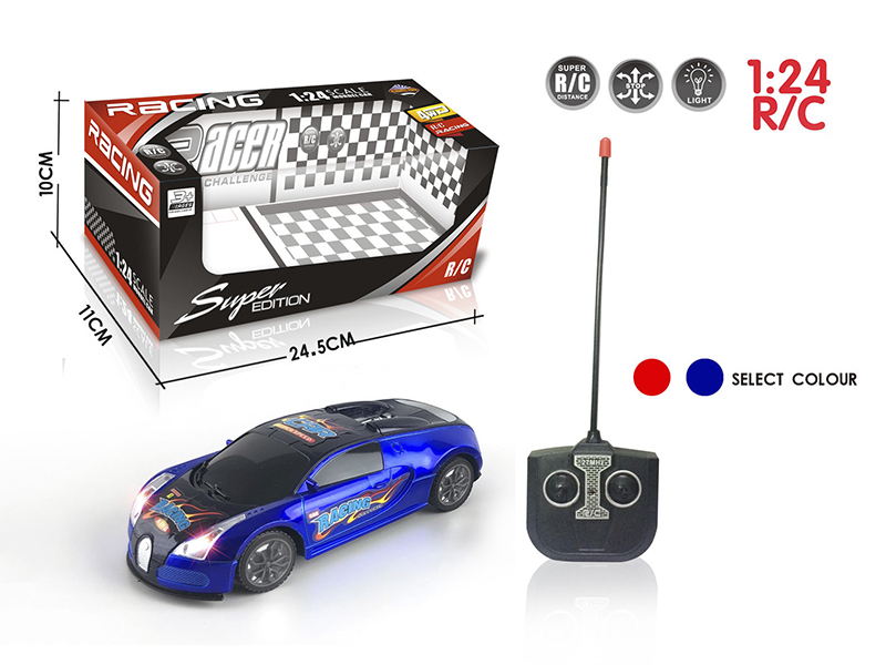 1:24 Bugatti Remote Control Racing Car With Light