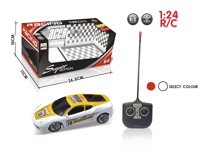 1:24 Ferrari 4-Channel Remote Control Racing  Car