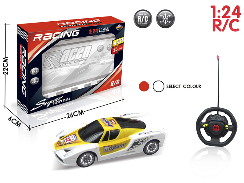 1:24 Ferrari 4-Channel Remote Control Racing Car