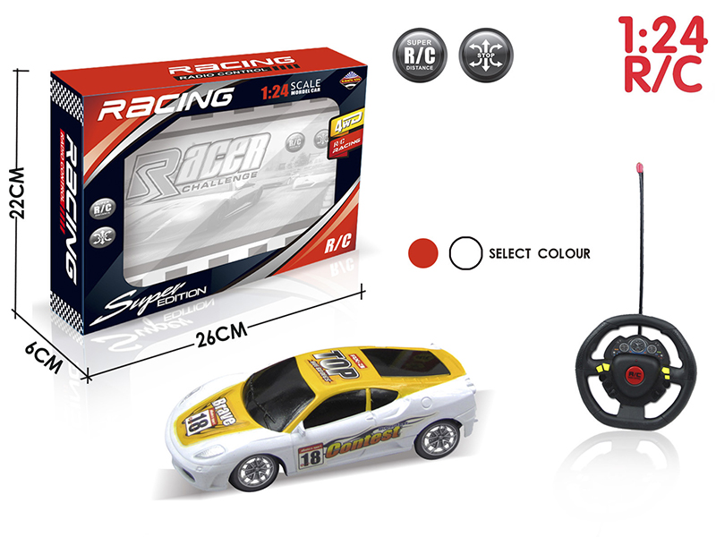 1:24 Ferrari 4-Channel Remote Control Racing Car