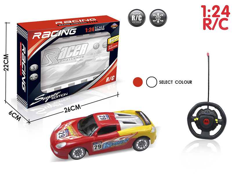 1:24 Porsche 4-Channel Remote Control Racing Car