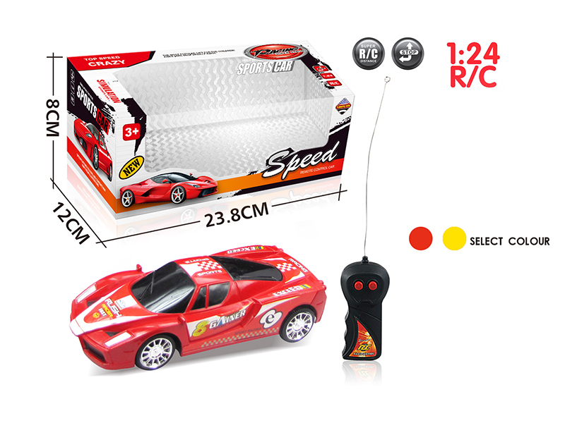1:24 2-Channel Remote Control Racing Car