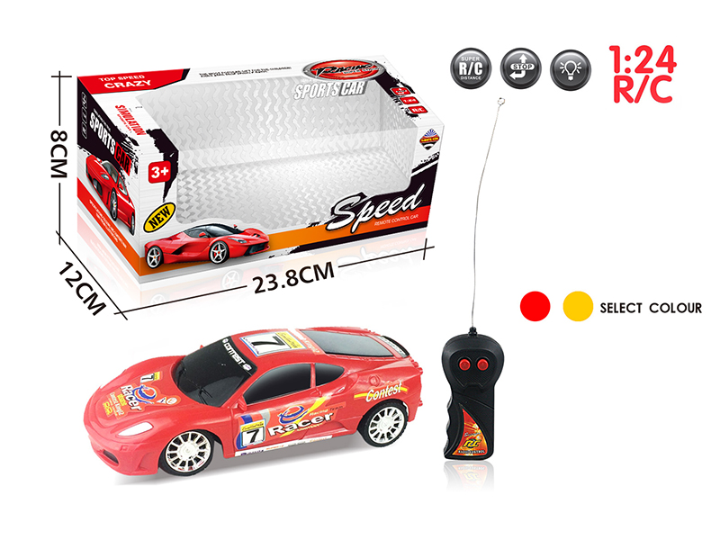 1:24 2-Channel Remote Control Racing Car