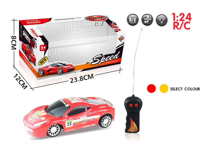 1:24 2-Channel Remote Control Racing Car