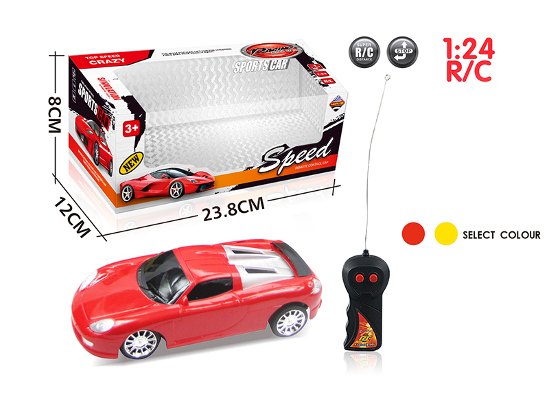 1:24 2-Channel Remote Control Simulated Car