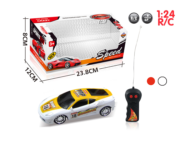 1:24 2-Channel Remote Control Racing Car