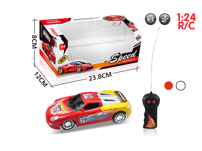 1:24 2-Channel Remote Control Racing Car