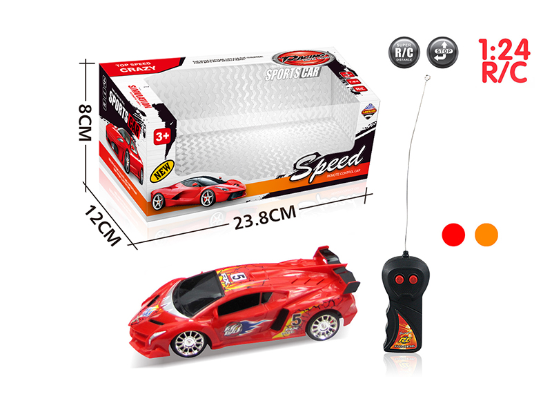1:24 2-Channel Remote Control Racing Car