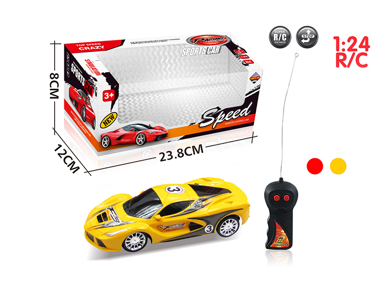 1:24 2-Channel Remote Control Racing Car