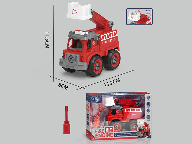 DIY Assembly Aerial Ladder Truck