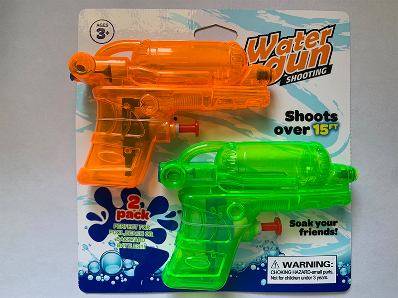 2PCS Transparent Water Gun