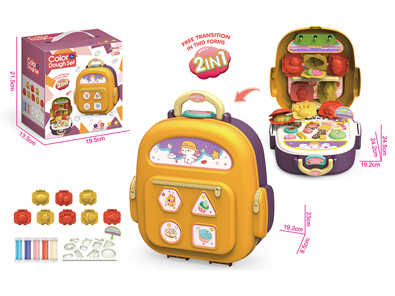 Color Dough Set Storage Backpack