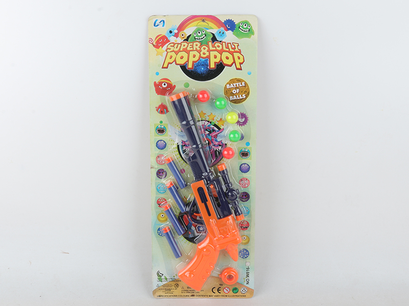 EVA Soft Bullet Ping-Pong Ball Gun Toy